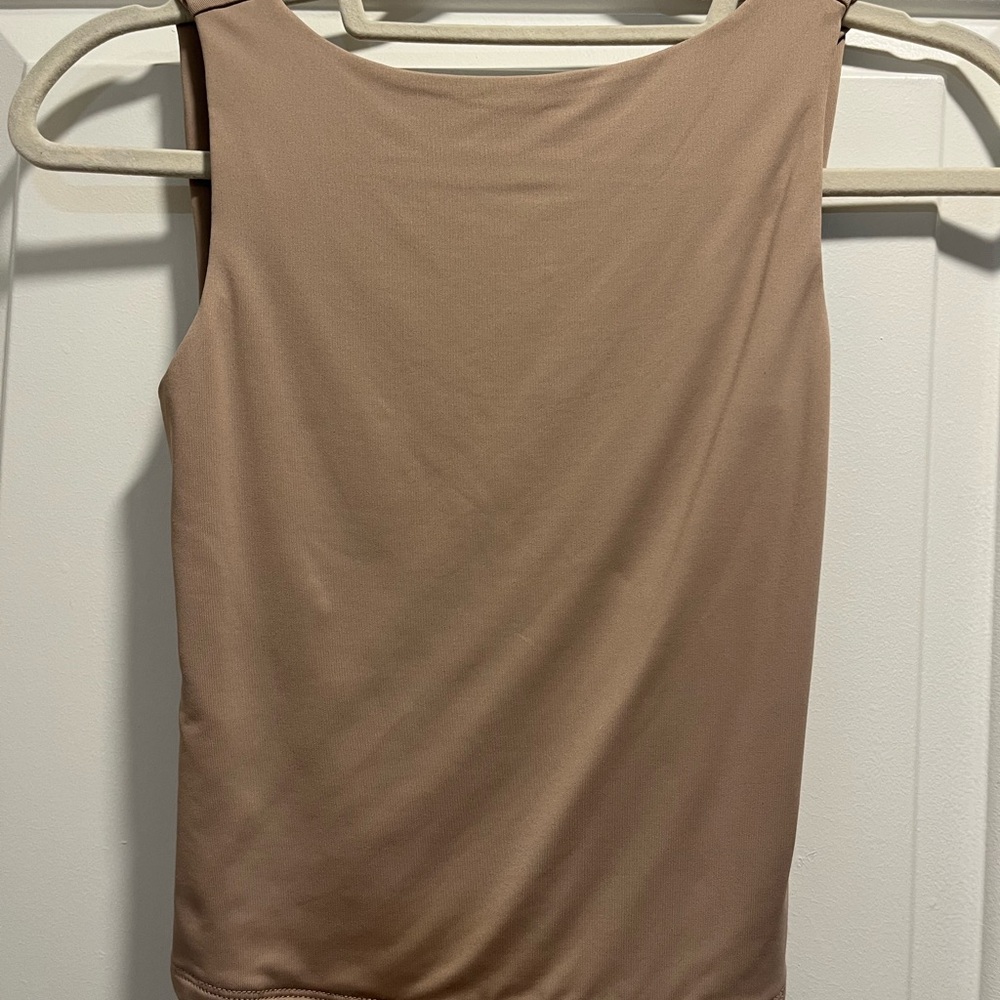 Dusty Pink Backless Top